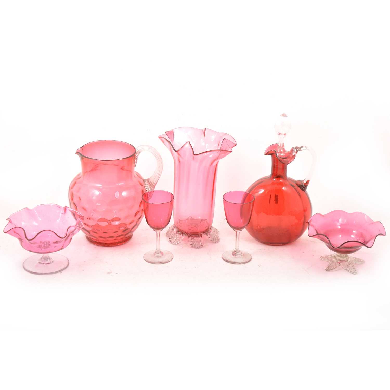 Lot 47 - Collection of Ruby glassware.