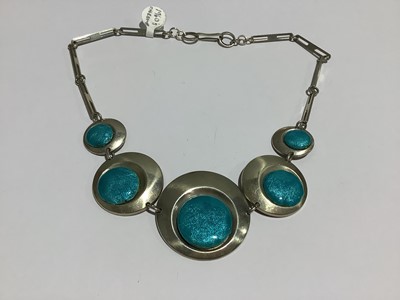 Lot 292 - Bold white metal vintage costume jewellery, Monet, Ciro, Sarah Coventry.