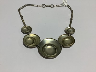 Lot 292 - Bold white metal vintage costume jewellery, Monet, Ciro, Sarah Coventry.