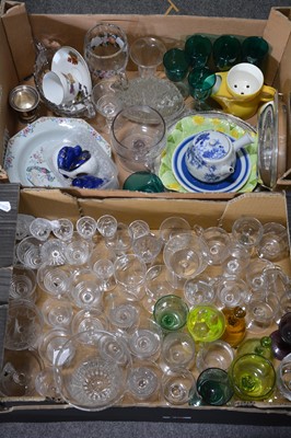 Lot 63 - Victorian and Edwardian glass and other ceramics.