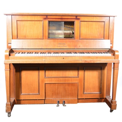 Lot 450A - A Steck upright Pianola Piano.