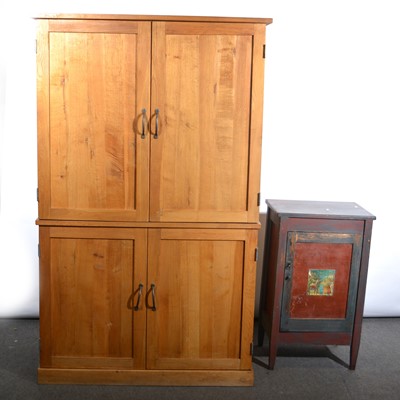 Lot 414 - Pantry cupboard and small cupboard.