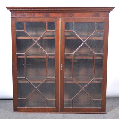 Lot 470 - Mahogany bookcase top.