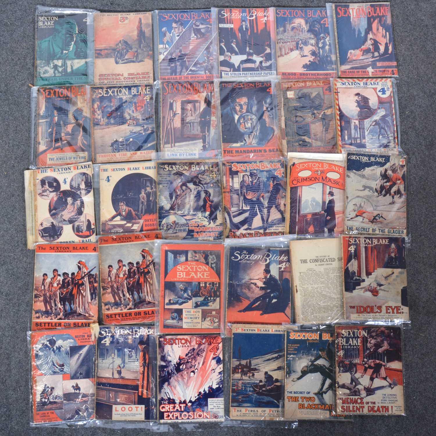 Lot 70 The Sexton Blake Library; 30 comic issues,