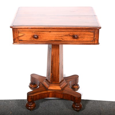 Lot 482 - William IV work table.