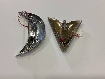 Lot 236 - Twelve large Art Deco paste set dress clips.