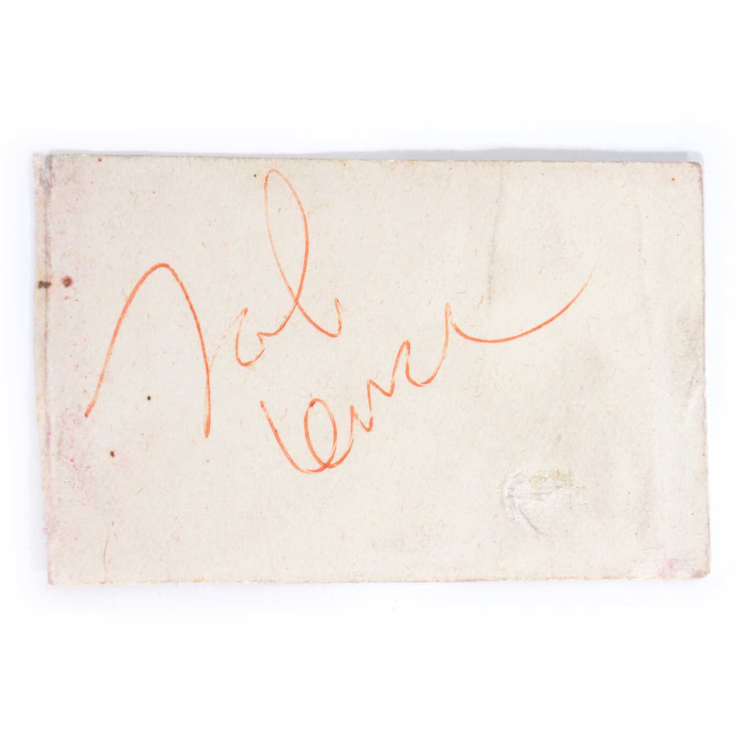 Lot 4 - John Lennon - The Beatles, signature on cream paper