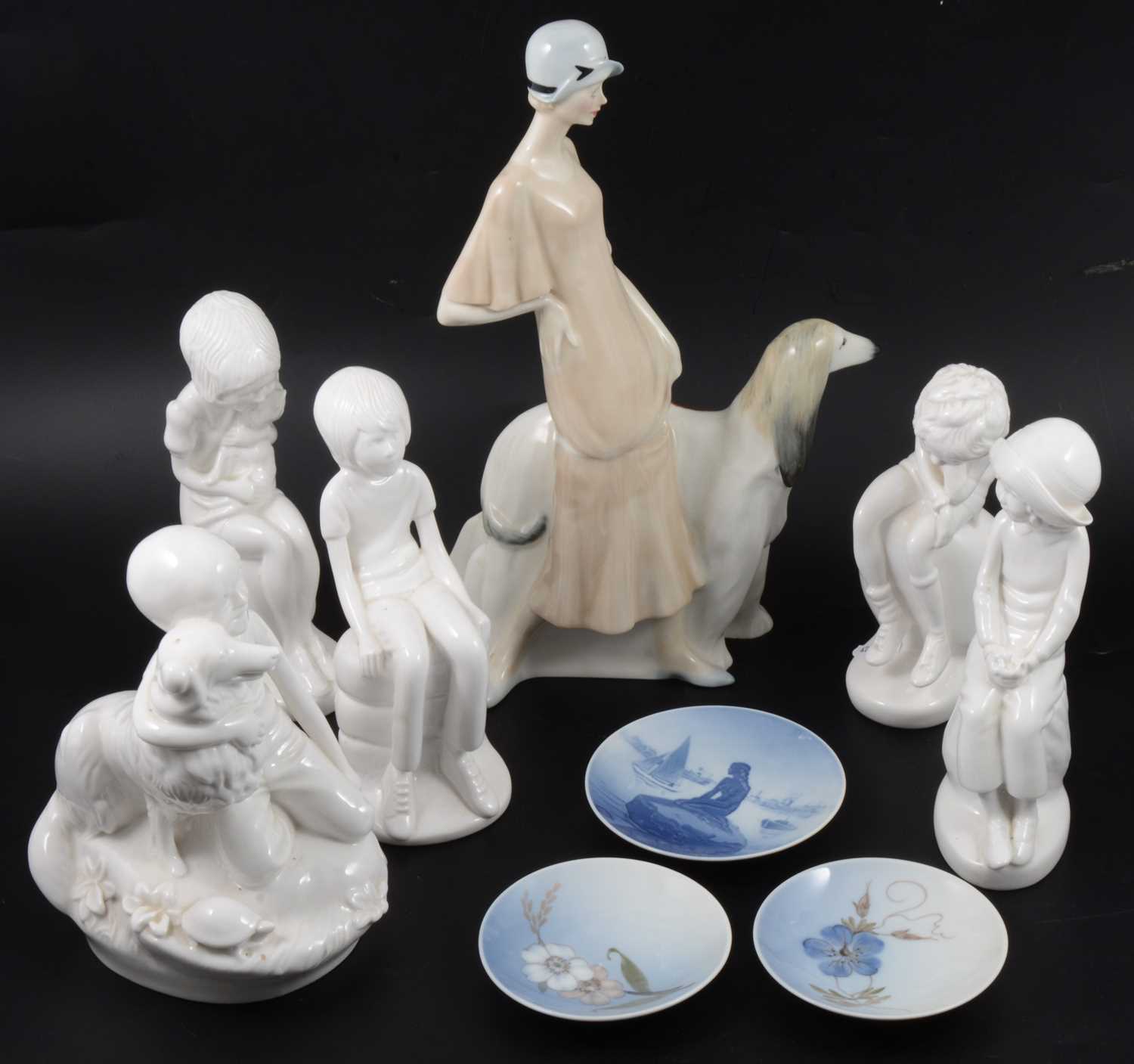 Lot 49 - Royal Doulton and Spode figurines.