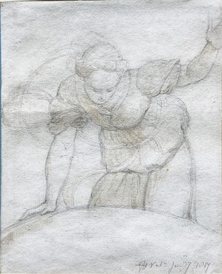 Lot 367 - Continental,19th century - Old Master study.