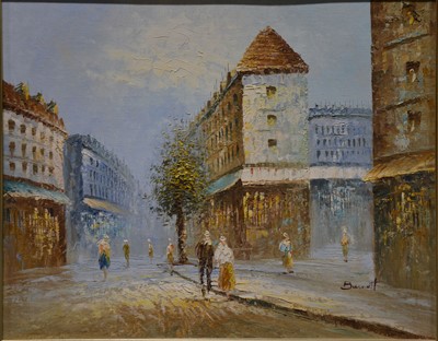 Lot 433 - Burnett - Parisian scene.