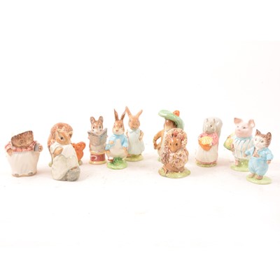 Lot 22 - A small collection of Beswick Beatrix Potter models.