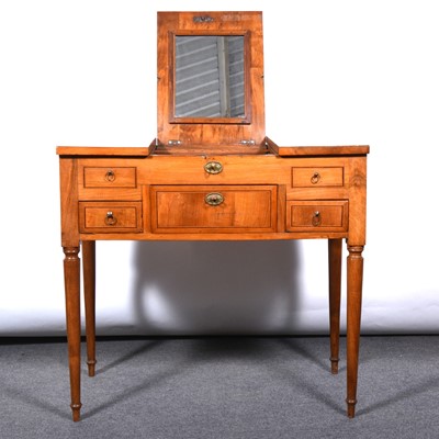 Lot 442 - Continental dressing table, mid 19th Century.