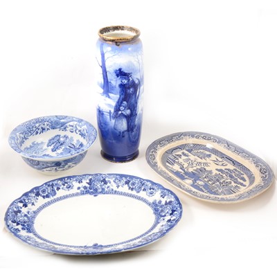Lot 61 - A small collection of blue and white china.