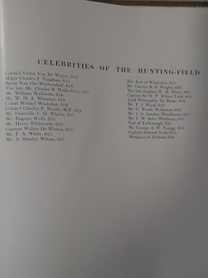 Lot 162 - British Sports & Sportsmen - Hunting, compiled and edited by The Sportsman, London 1912