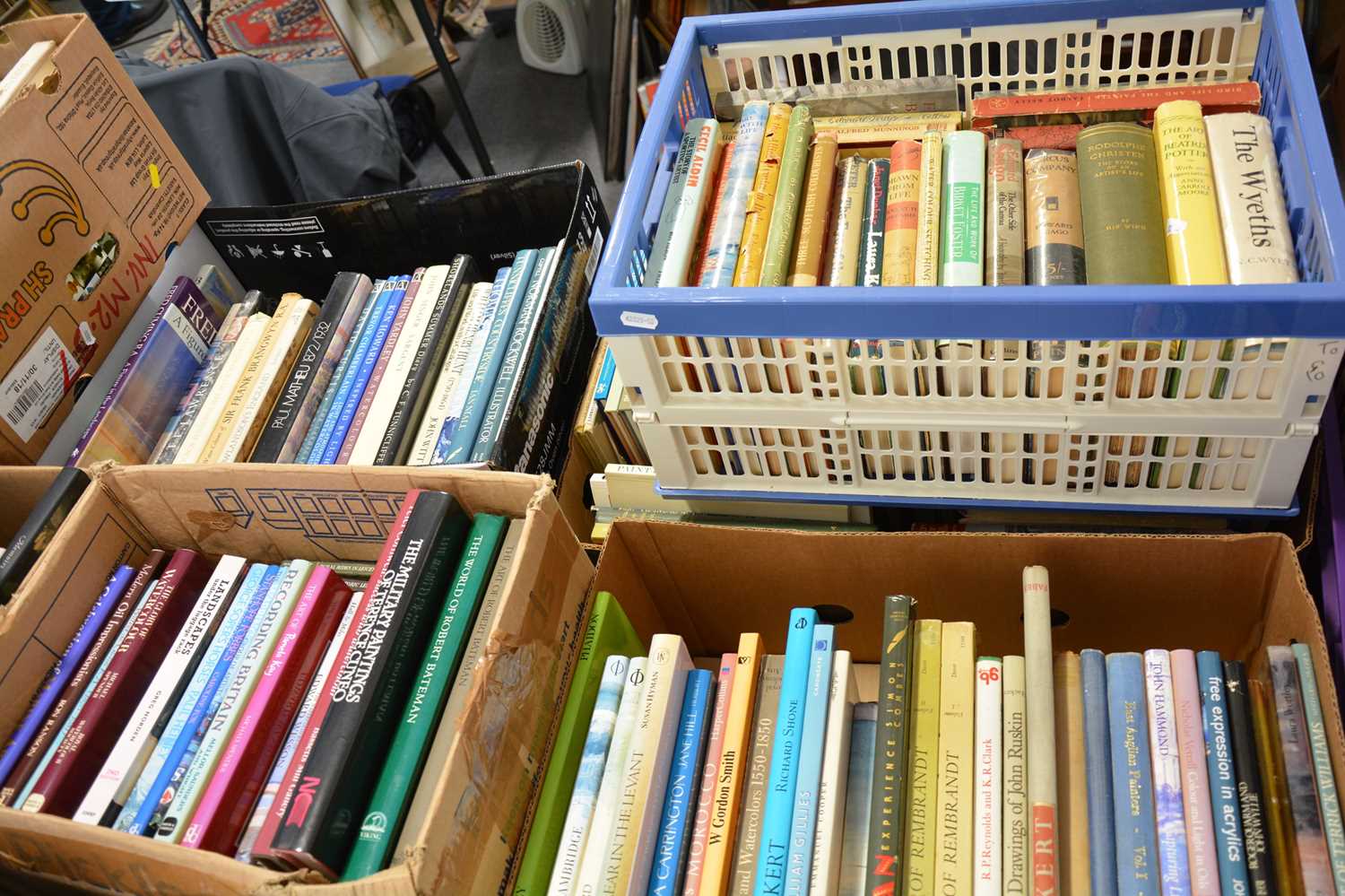 Lot 107 - Small library of art reference books.