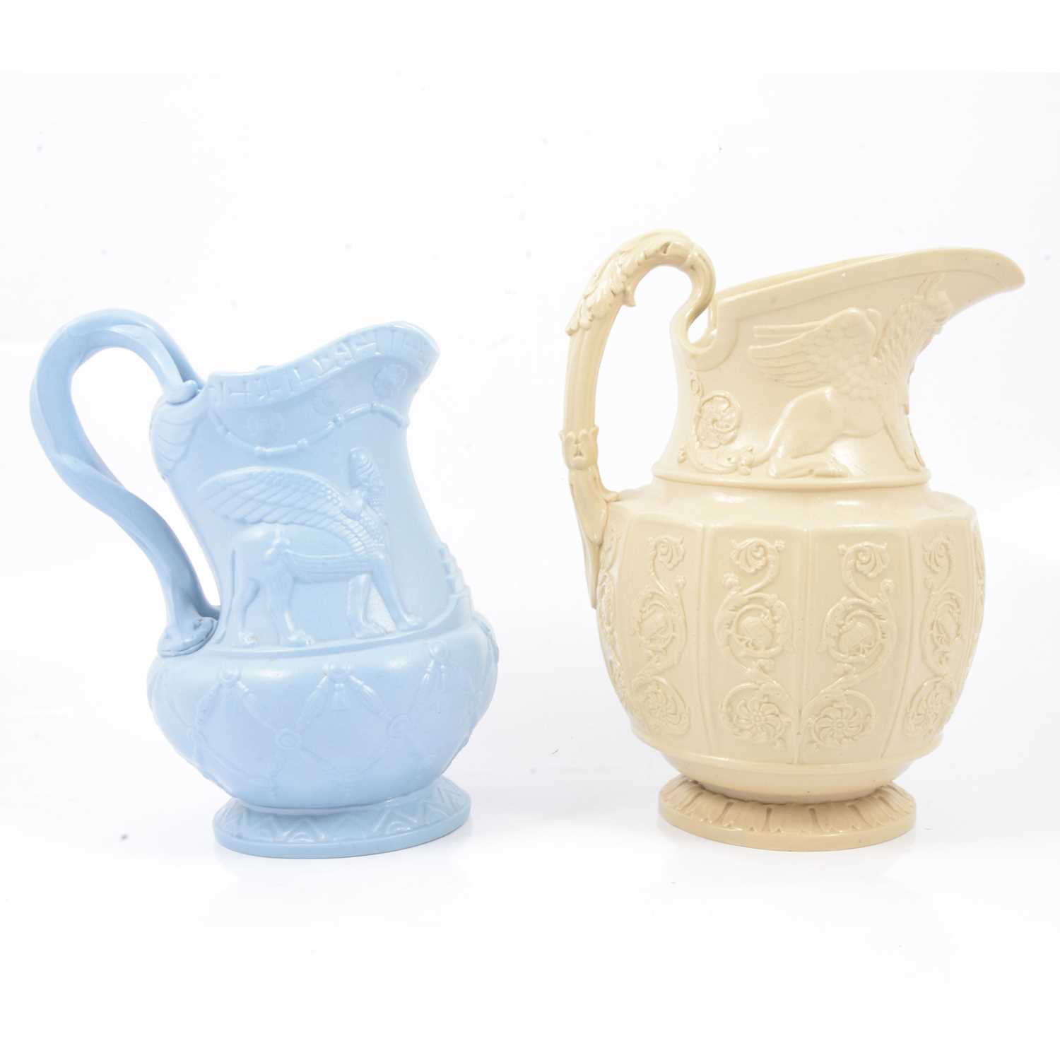 Lot 54 - Stoneware Ninevah jug and a Canova jug
