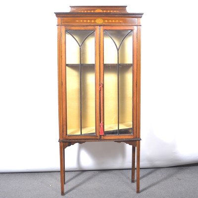 Lot 456 - Edwardian china cabinet.