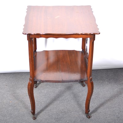 Lot 528 - Edwardian mahogany occasional table.