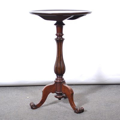 Lot 497 - Victorian mahogany tilt top tripod table.