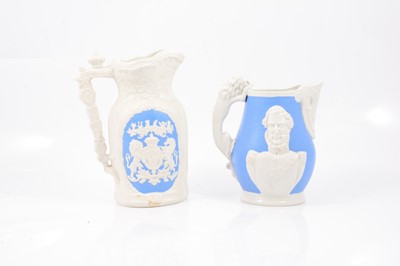 Lot 56 - Two stoneware Commemorative jugs