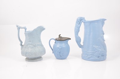 Lot 59 - Stoneware Keeper's Daughter jug, Stags jug and a Gamekeeper jug
