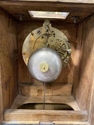 Lot 280 - 19th Century French rosewood and marquetry mantel clock, signed Henry Marc, Paris
