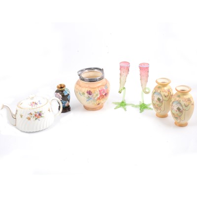 Lot 15 - Minton Marlow teaware, decorative ceramics and glass.