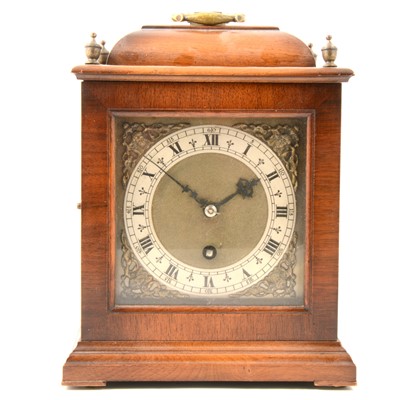 Lot 171 - Reproduction walnut bracket clock