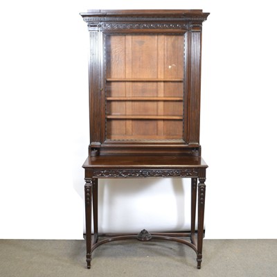 Lot 157 - 19th Century mahogany cabinet on stand.