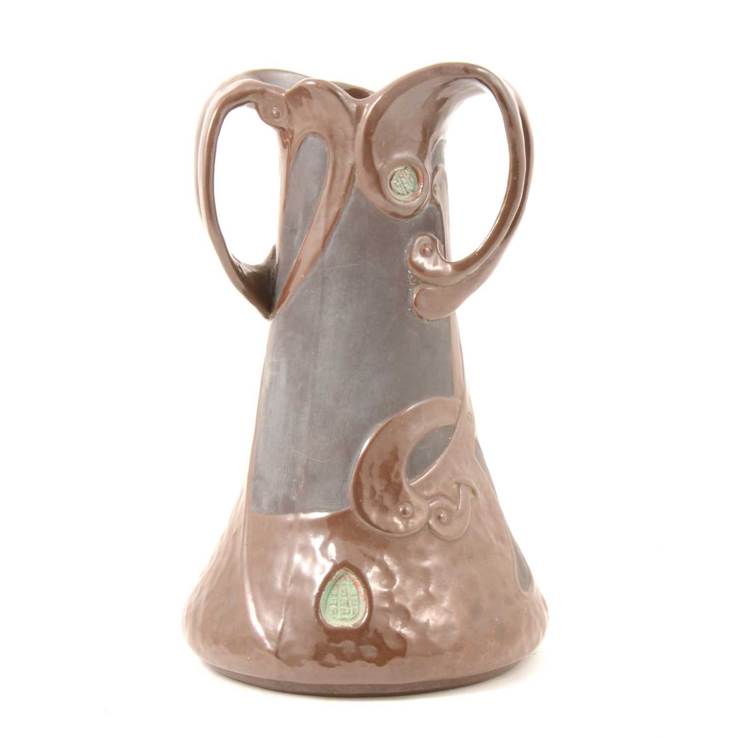 Lot 27 - Bretby Art Nouveau pottery vase.