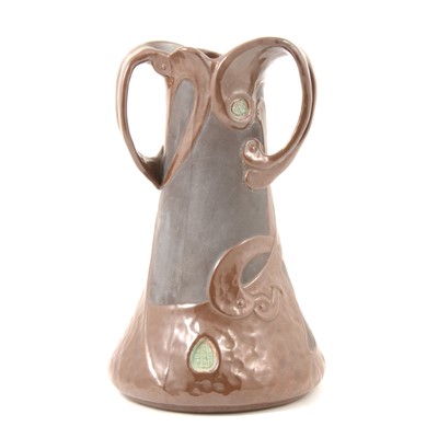 Lot 27 - Bretby Art Nouveau pottery vase.