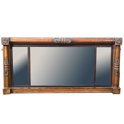 Lot 555 - Regency overmantle mirror