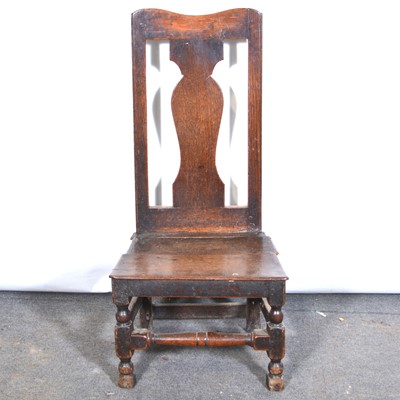 Lot 451 - Joined oak back chair