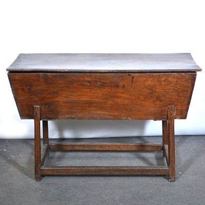 Lot 452 - Victorian oak and elm dough bin