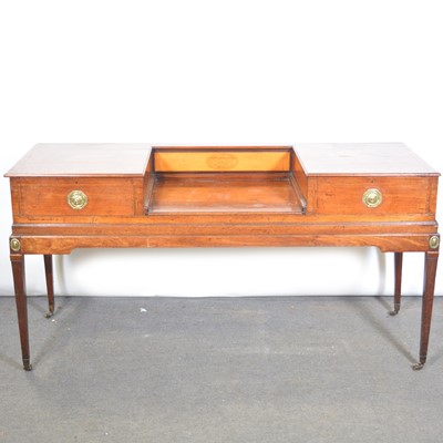 Lot 464 - Mahogany sideboard, adapted from a table piano