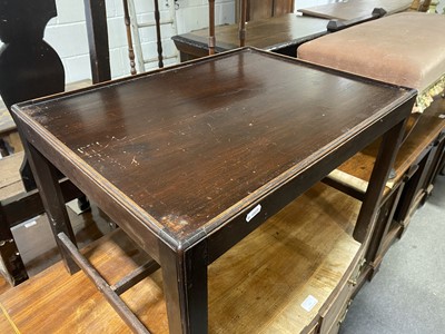 Lot 104 - Victorian style mahogany butler’s tray