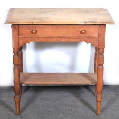 Lot 484 - Pine side table