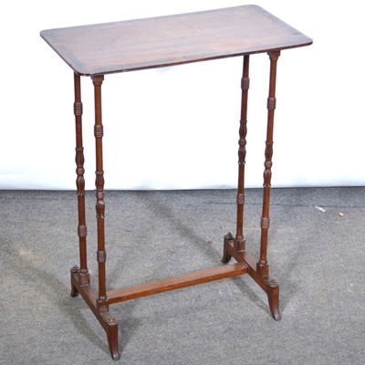 Lot 492 - Victorian mahogany quartetto table