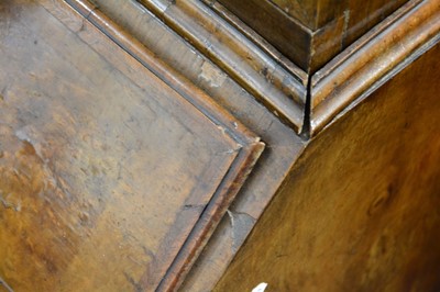 Lot 493 - George I style walnut bureau bookcase
