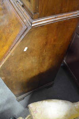 Lot 493 - George I style walnut bureau bookcase