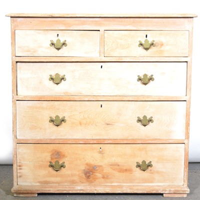 Lot 504 - Pine chest of drawers