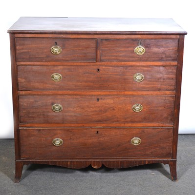 Lot 506 - Victorian mahogany chest of drawers