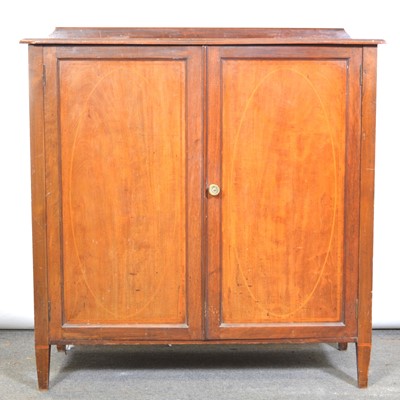 Lot 511 - Edwardian mahogany cabinet