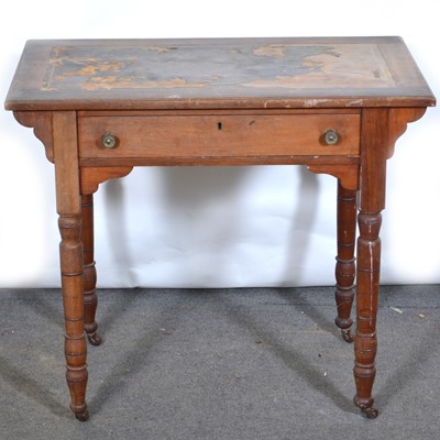 Lot 522 - Edwardian mahogany writing table