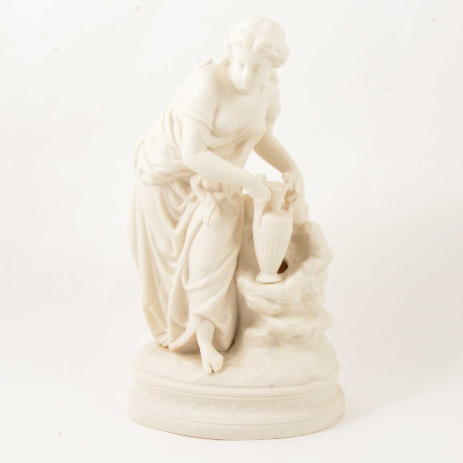 Lot 73 - Parian figure, Rebecca at the Well.