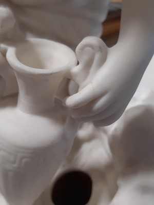 Lot 73 - Parian figure, Rebecca at the Well.