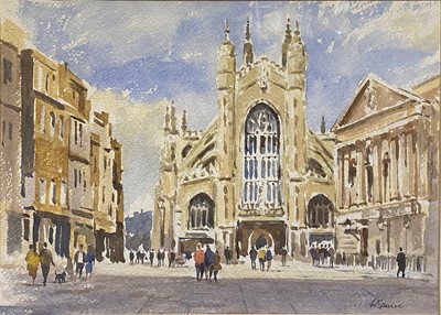 Lot 321 - Lawrence 'Lol' Spence - Lincoln Cathedral, and a Church Square.