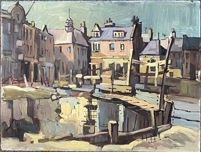 Lot 326 - Lawrence 'Lol' Spence - 'Excavations', and a harbour scene