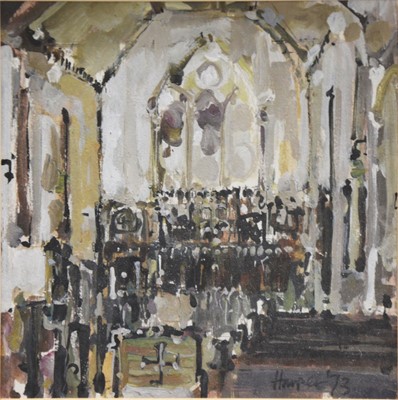 Lot 361 - * Harper - Church interior.