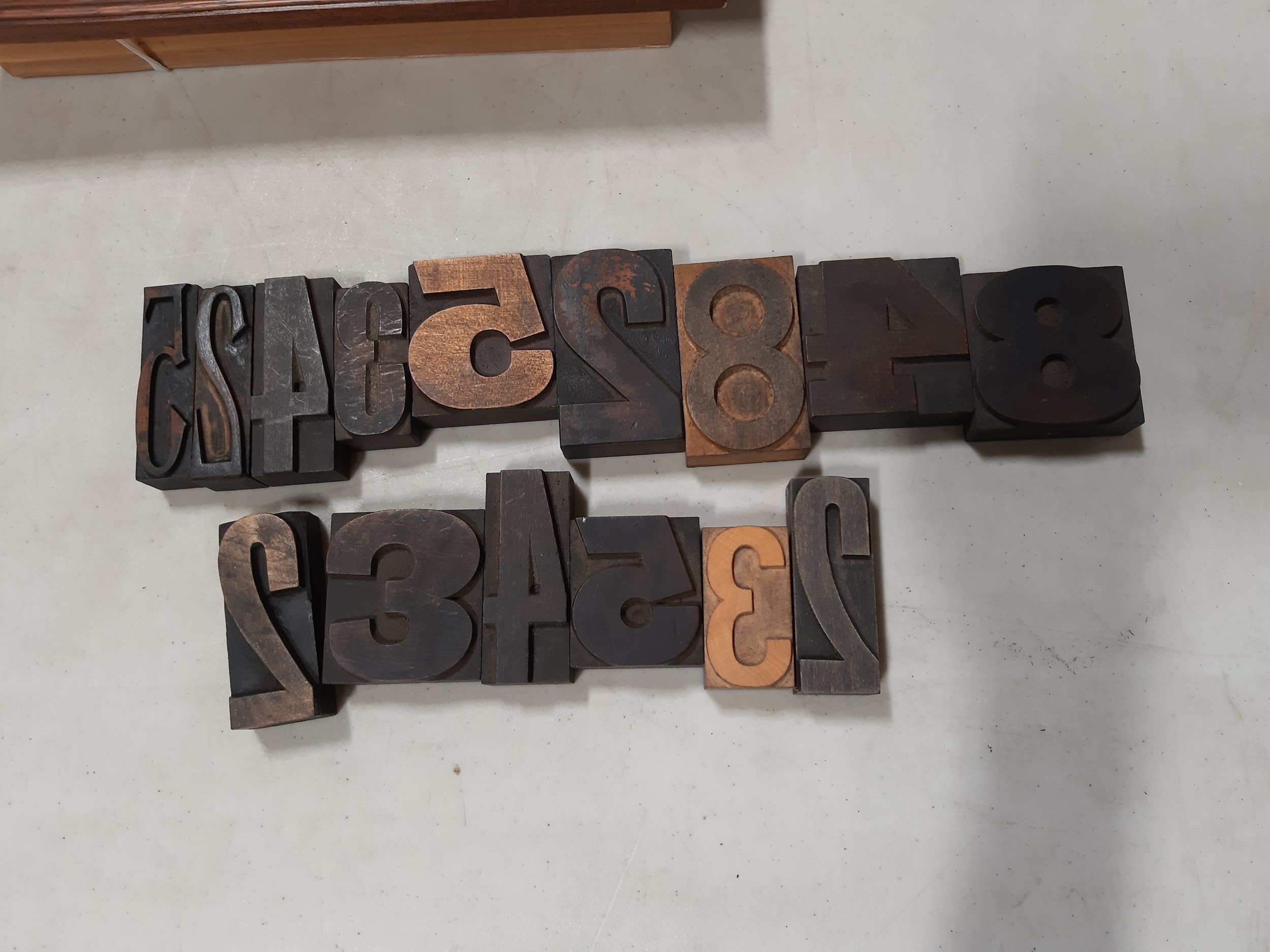 Lot 126 Various printer's blocks/ typefaces.